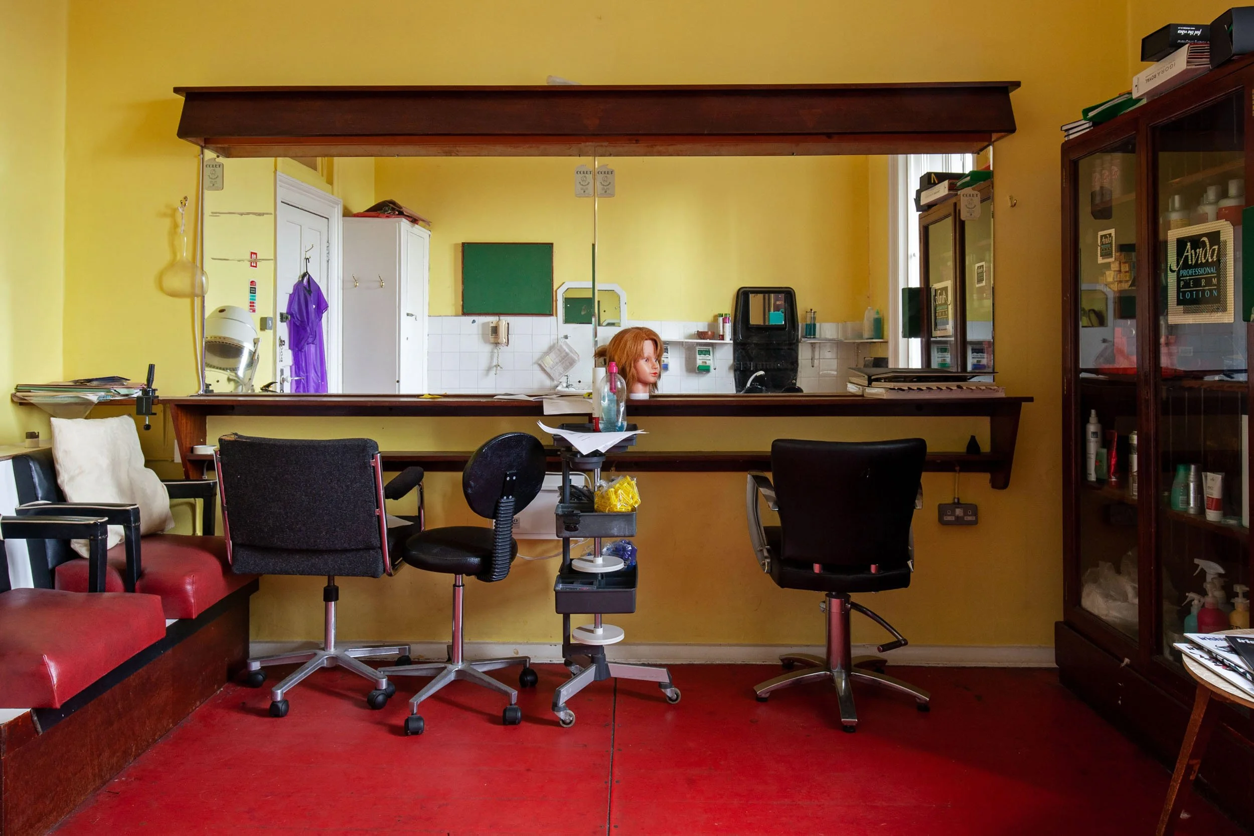   St. Loman’s Hospital, Mullingar, Westmeath (previously Mullingar District Lunatic Asylum)   Est: 1855 - Closed: 2014  Mullingar: efforts to restore patient individuality included the introduction of hair salons in many hospitals. 