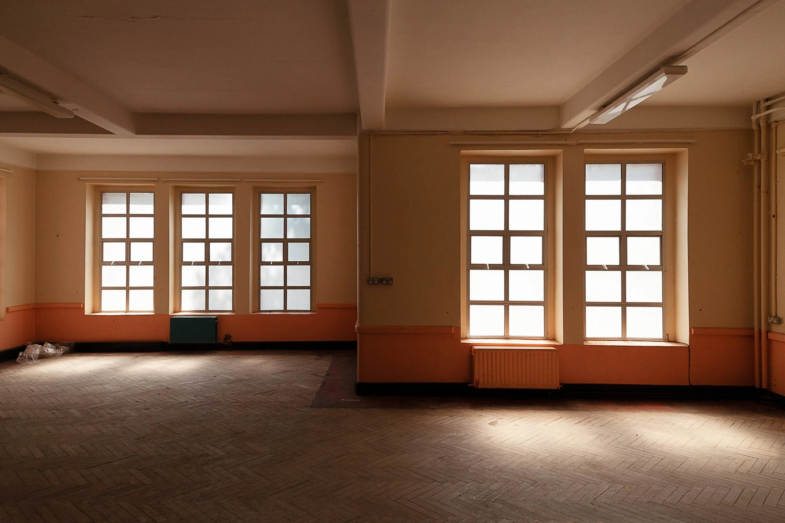   St. Ita’s Hospital, Portrane, North County Dublin / (previously Portrane Auxiliary Asylum)    Est: 1901 – Closed: 2013    Ward interior.  