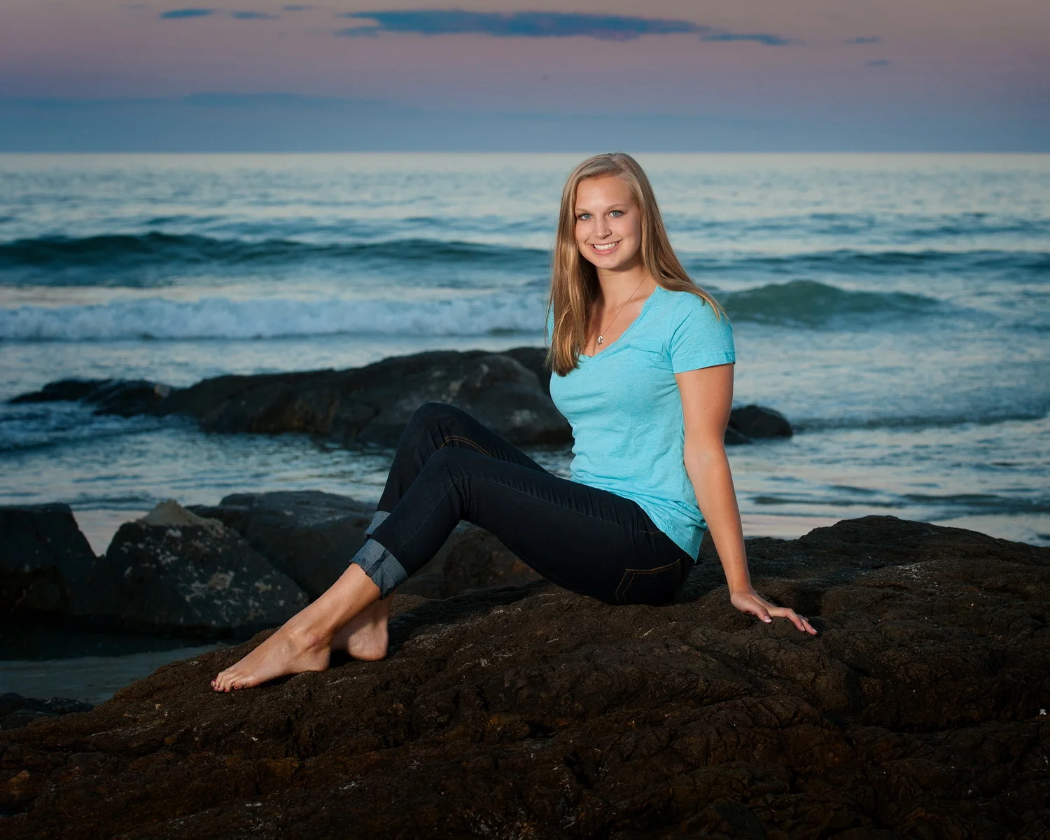 Senior at Mothers Beach in Kennebunk