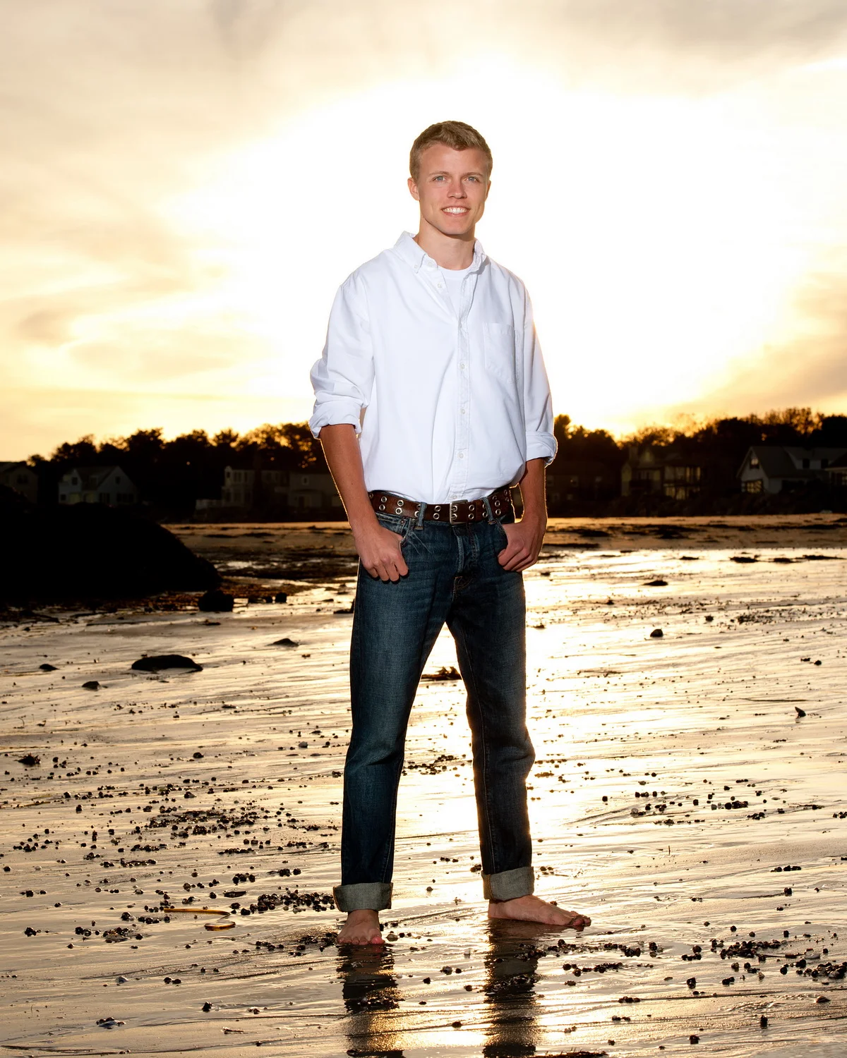High School Senior at Goose Rocks Beach