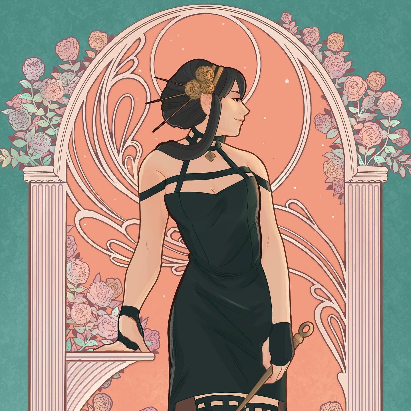 Madame X but make it Yor&hellip; and Mucha
#spyxfamily #yorforger #manga #fanart