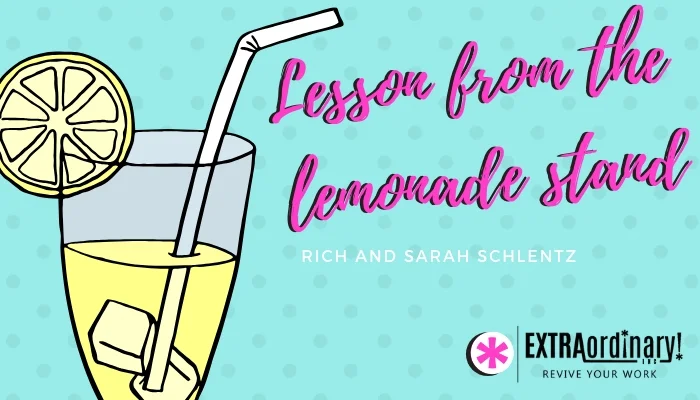 Lesson from the lemonade stand