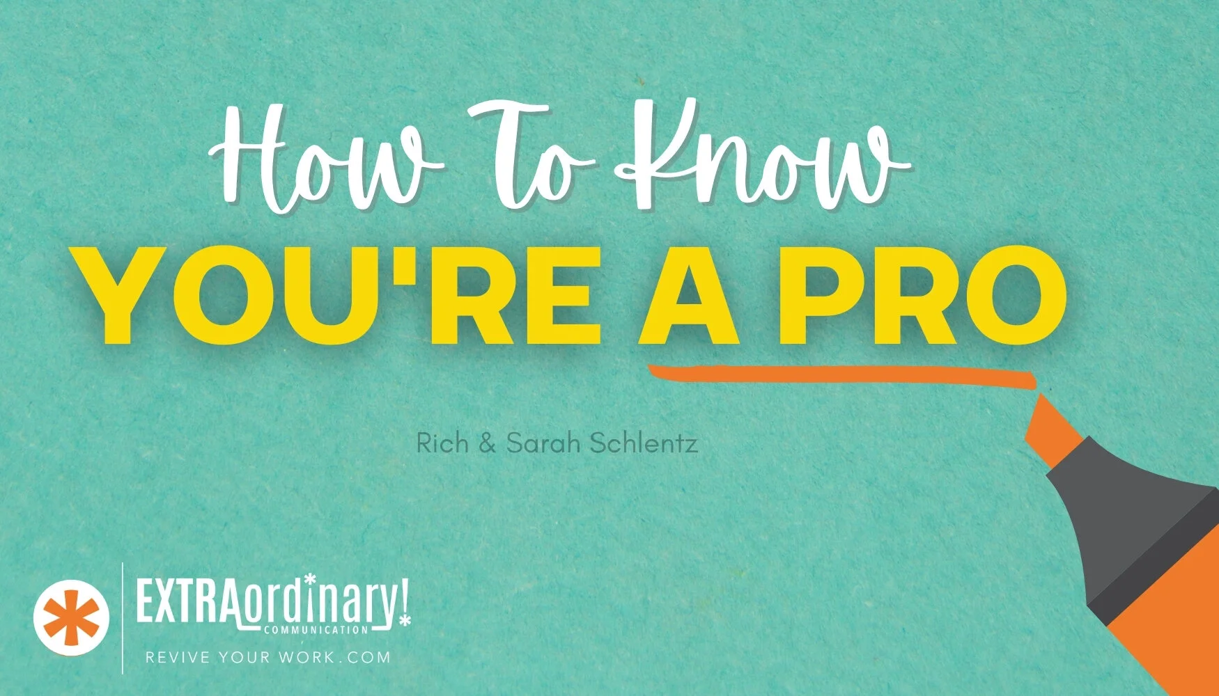 How to know you’re a pro 