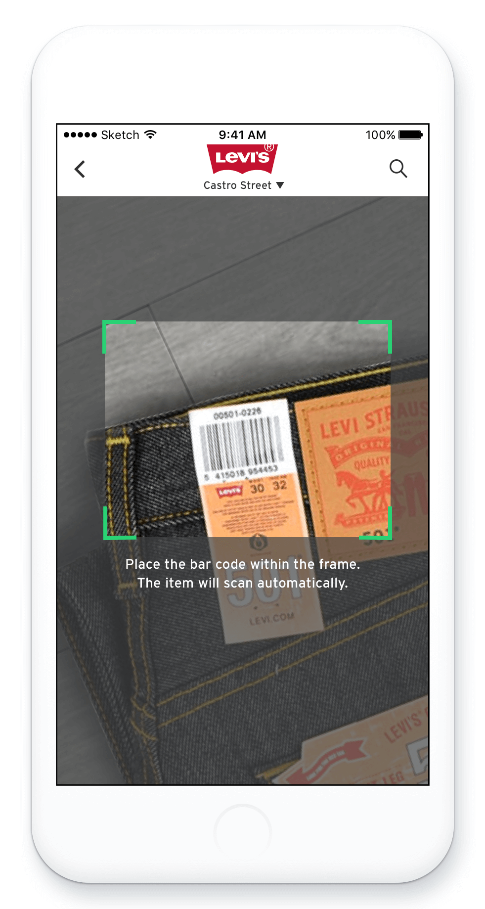 Descubrir 57+ imagen levi’s jeans barcode scanner