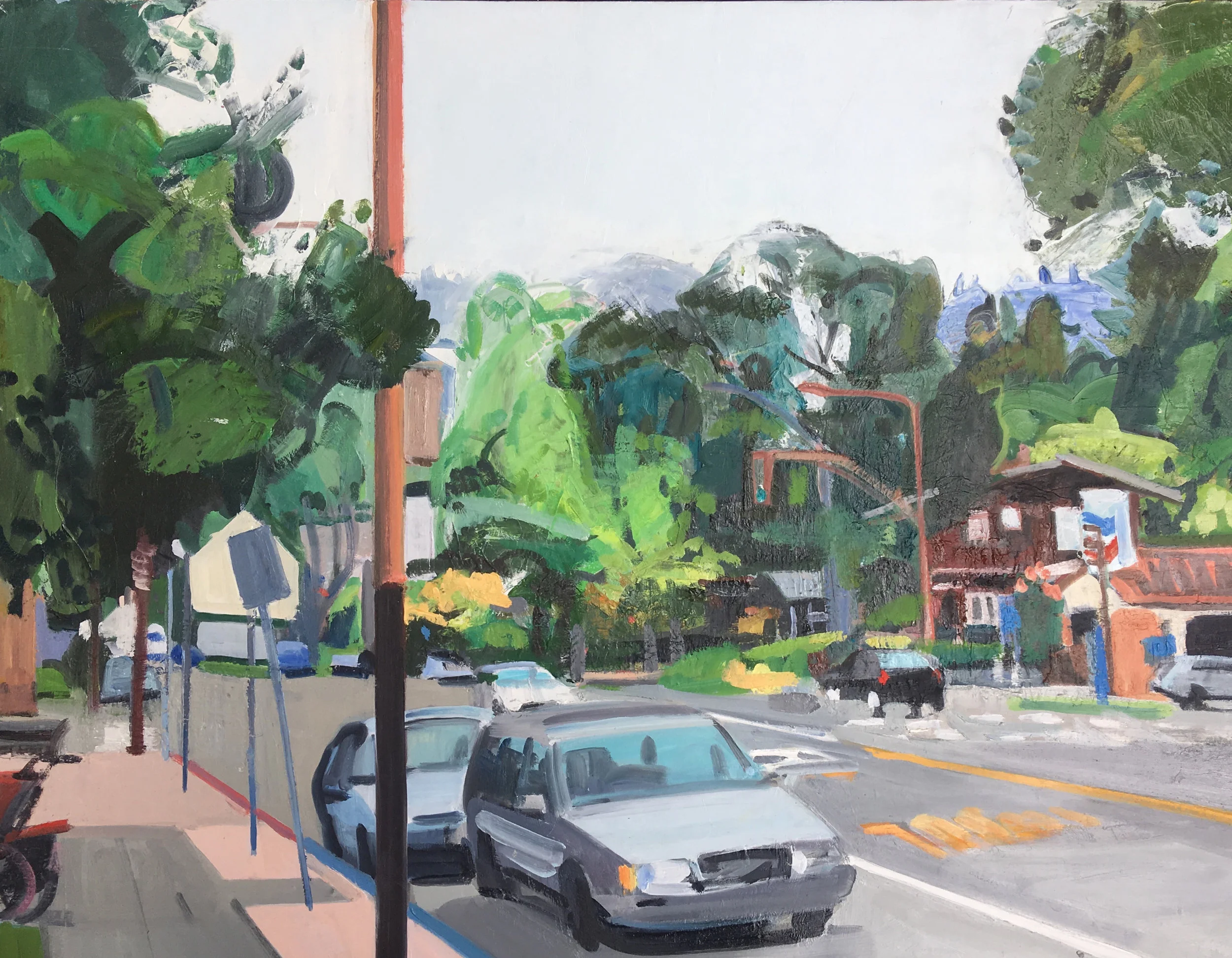 Library Corner, oil on canvas, 30” x 24” 2018