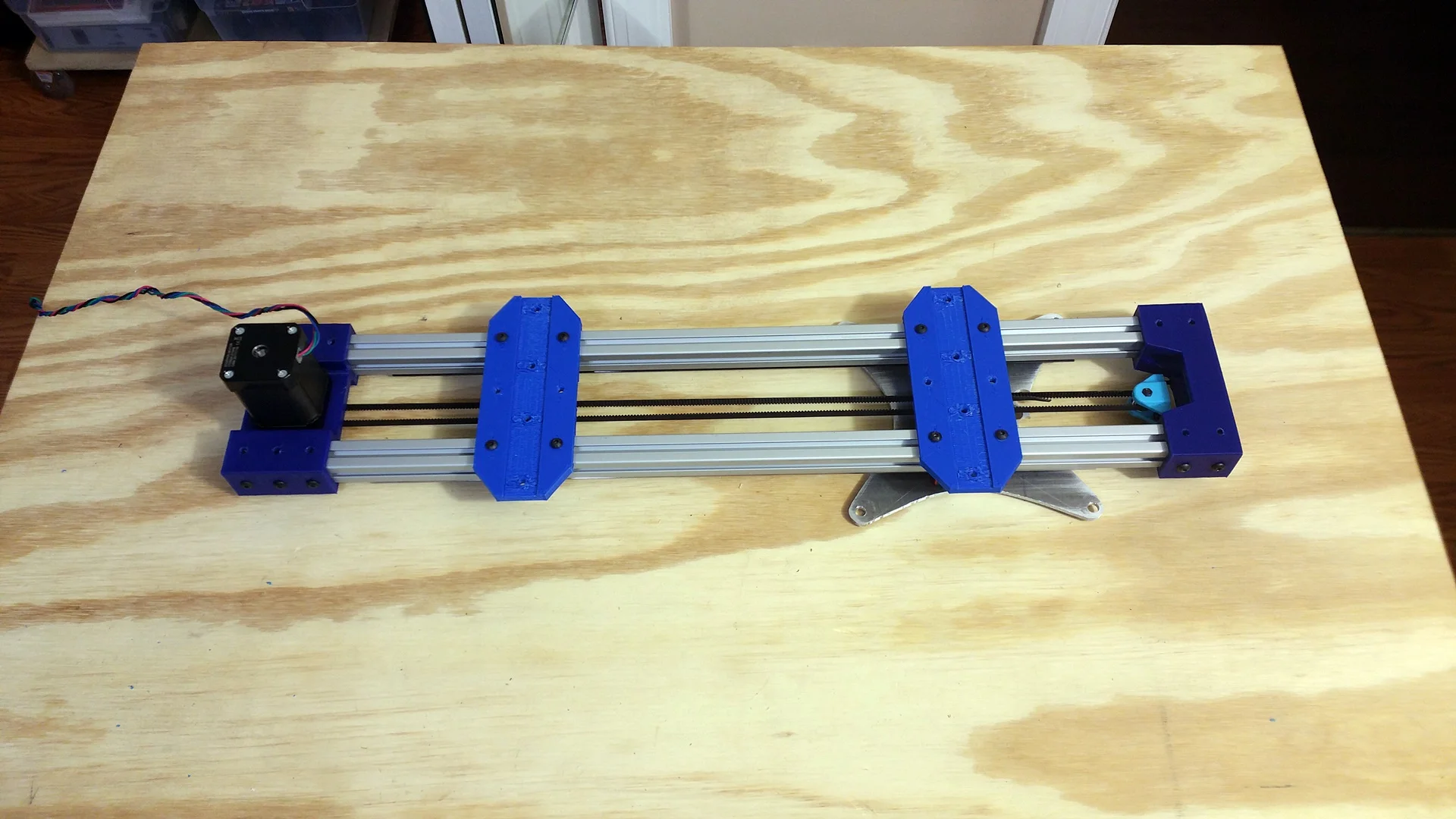 Mounting Brackets from Y to X Extrusions.