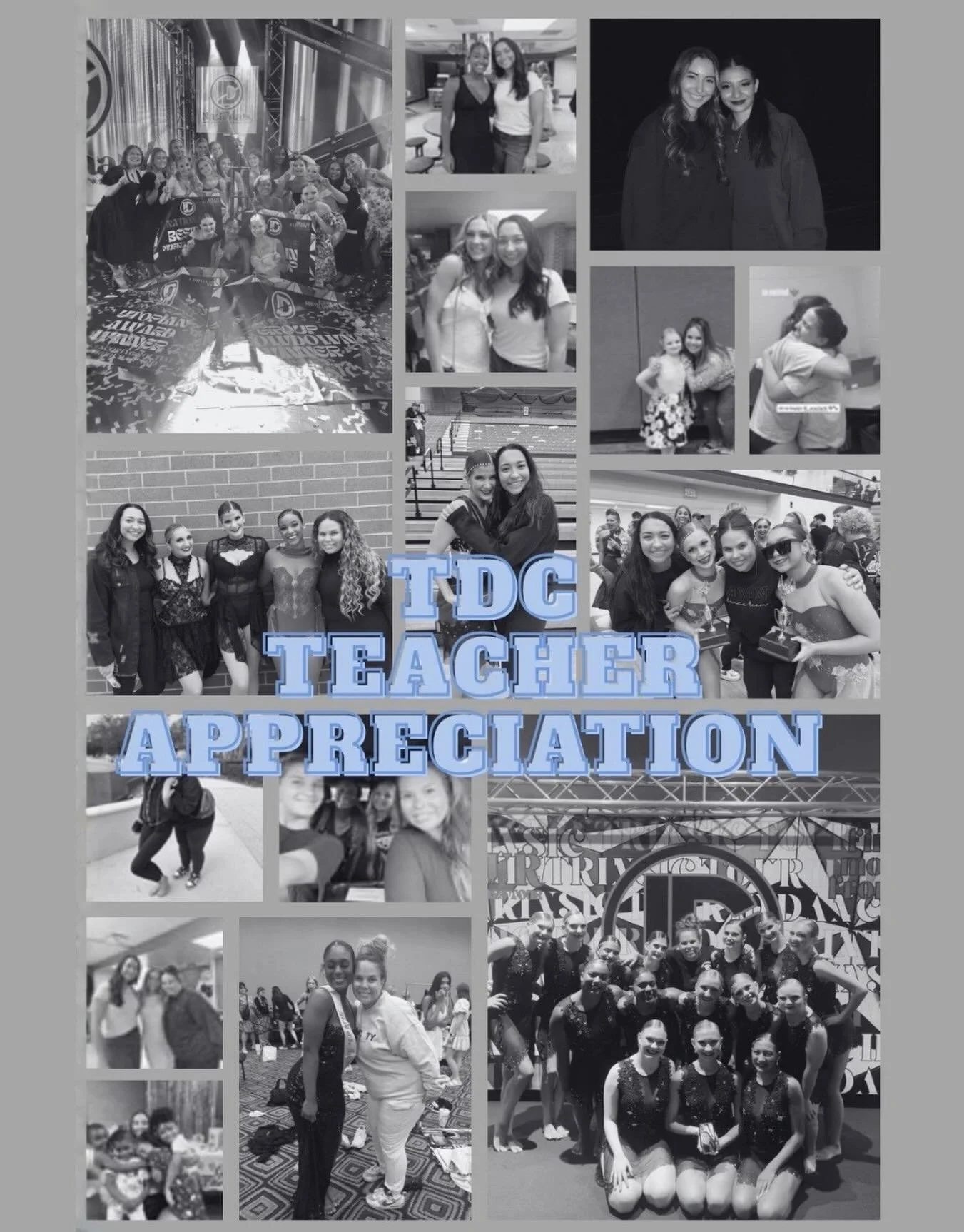 It&rsquo;s Teacher Appreciation Week and we couldn&rsquo;t be more thankful to ALL of our Tenacity teachers! Help us celebrate our TDC teachers by telling your favorite dance teachers how much you appreciate them 🖤🩵🖤
