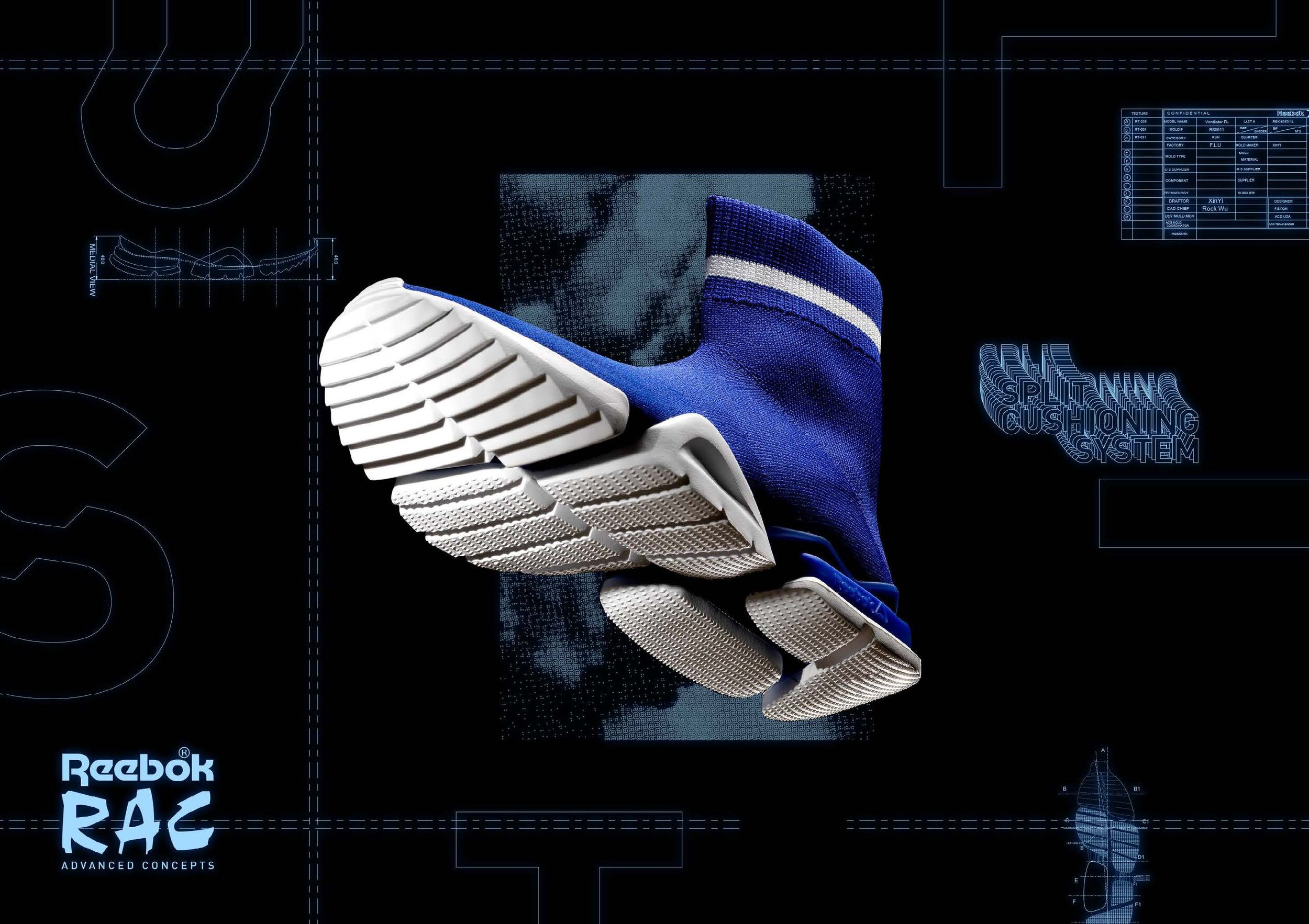 Reebok split best sale sole