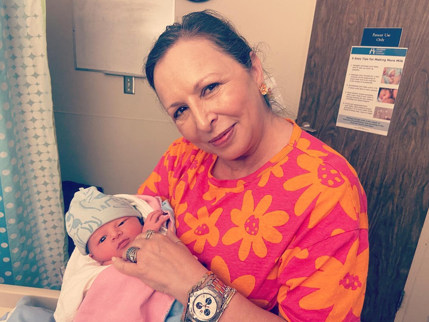 When your baby has a baby. I just don&rsquo;t know if it&rsquo;s possible to feel more in love. Welcome to the world my sweet boy. #grandson #grandmother #nonna