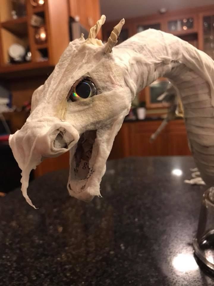Paper mache BTS Drogon