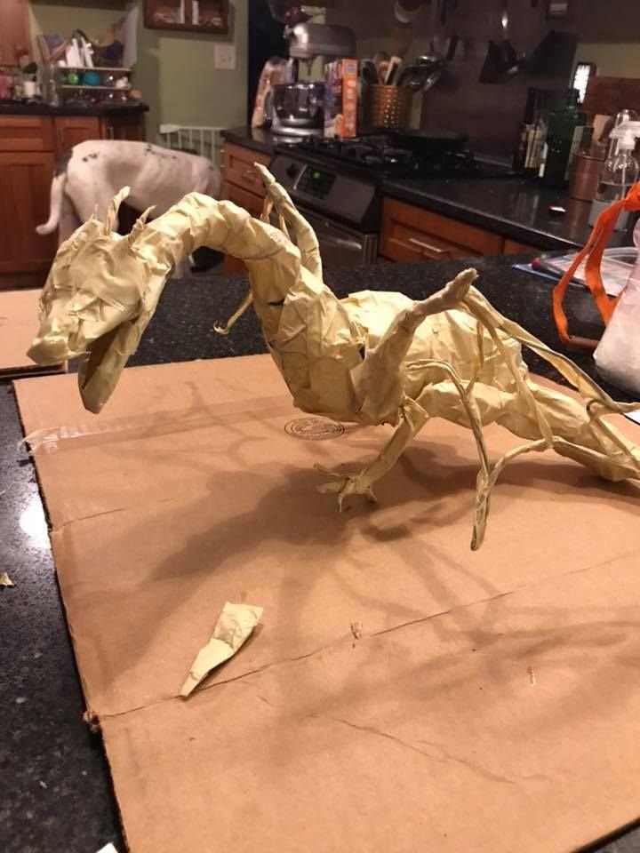 Paper mache BTS Drogon