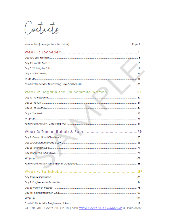 TABLE OF CONTENTS