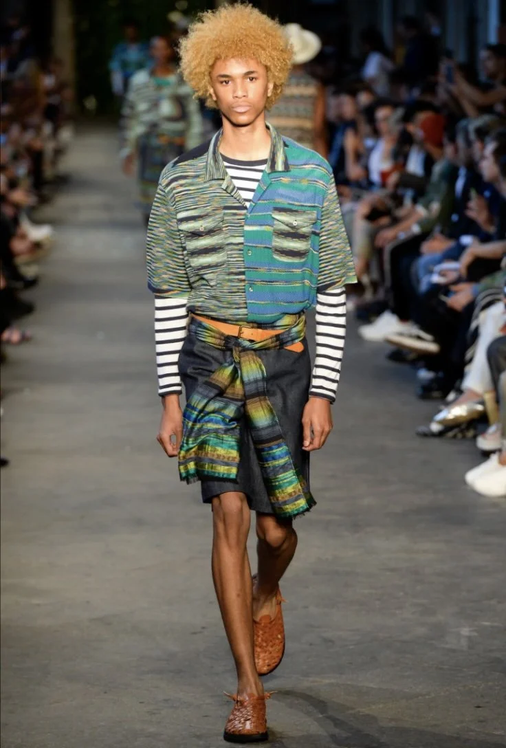 Runaway image of Guatemalan ‘inspired’ Missoni ensemble, Spring 2017.