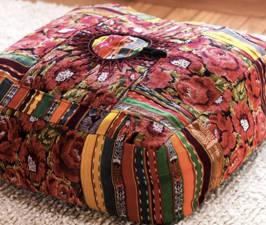 Casa Flour Pouf, $328, Hiptipico.com.