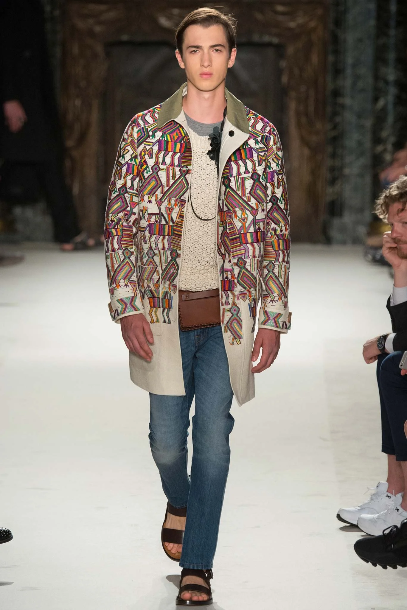 Valentino’s Guatemalan ‘inspired” jacket from runway, Fall 2015.