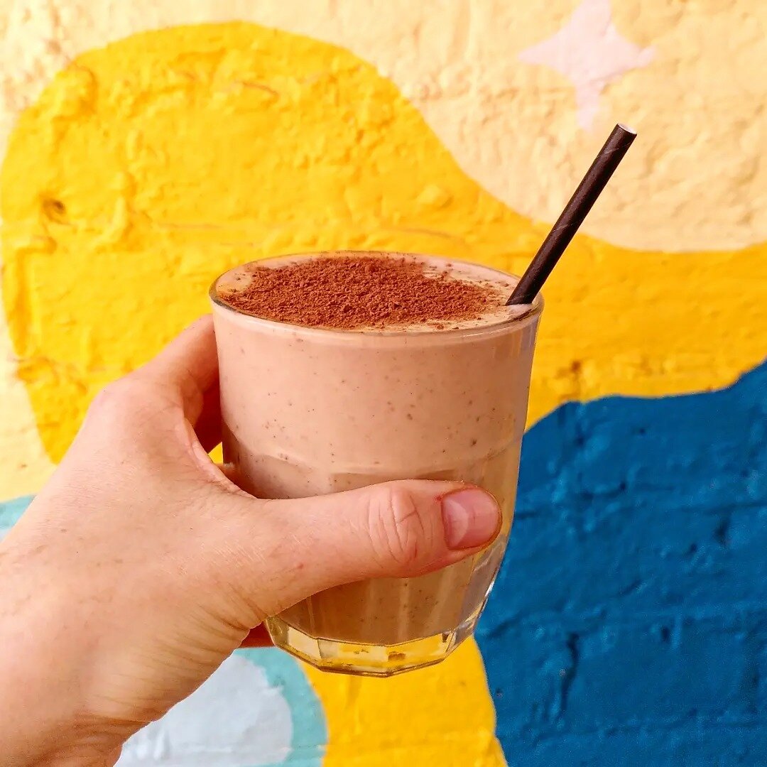 Get ready for your Date with Destiny*. Banana, chocolate, medjool date, tahini , oat milk, ice cubes &amp; a pinch of salt. Milkshake vibes, also great with a shot of espresso. You'd be bananas to not try.

*not a serious name, cringe for the lols

#