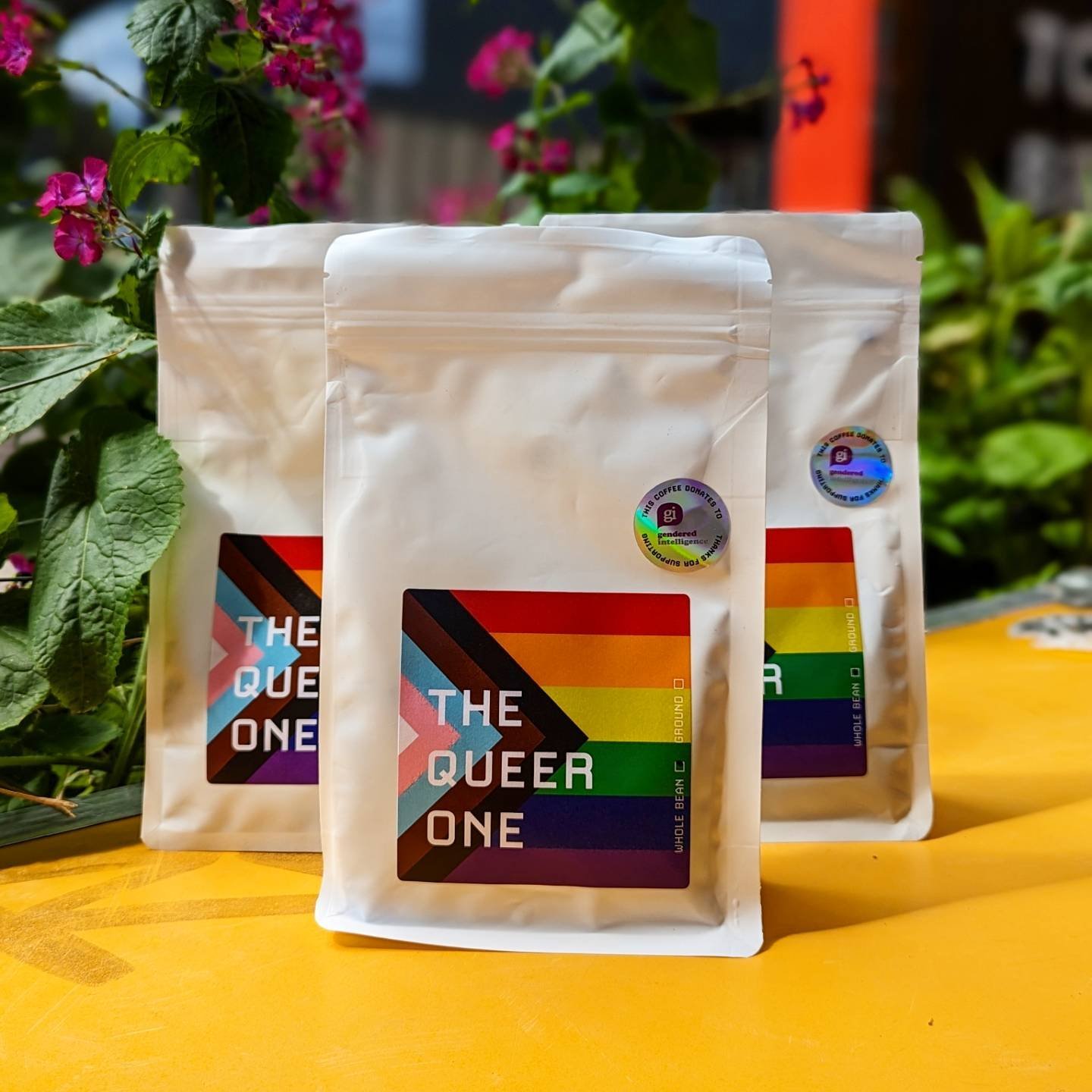 super sexy coffee from @weareherecoffee now with super gay packaging to remind you that we are the friendliest bunch of non-judgemental humans selling silly little coffees to like-minded humans. This One is a gorgeous washed Peruvian from female memb