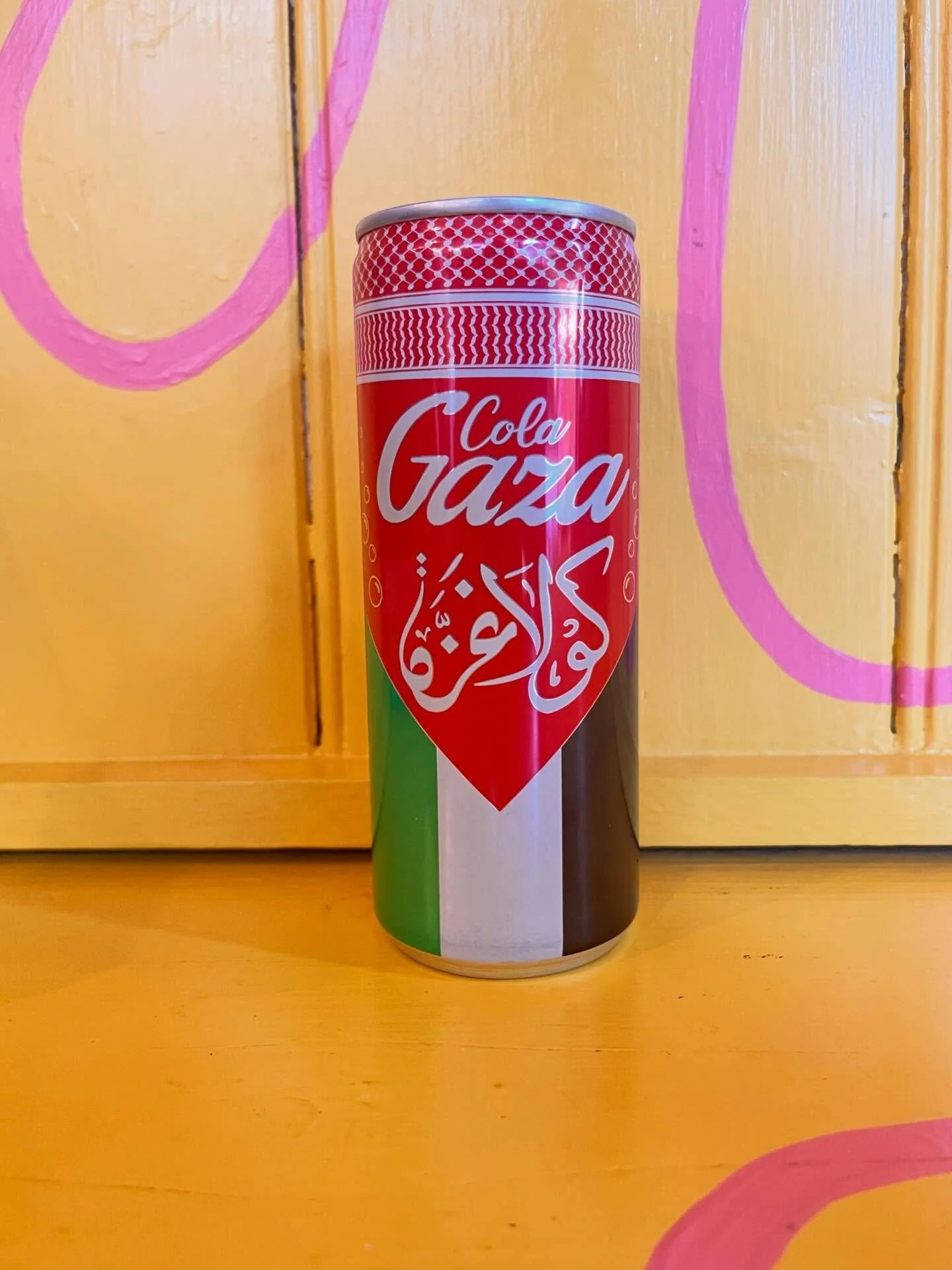Love Cola, hate suffering? Now selling Gaza Cola. Fully Palestinian owned and 100% of the profits go to Palestine, funding the development of hospitals and other initiatives.