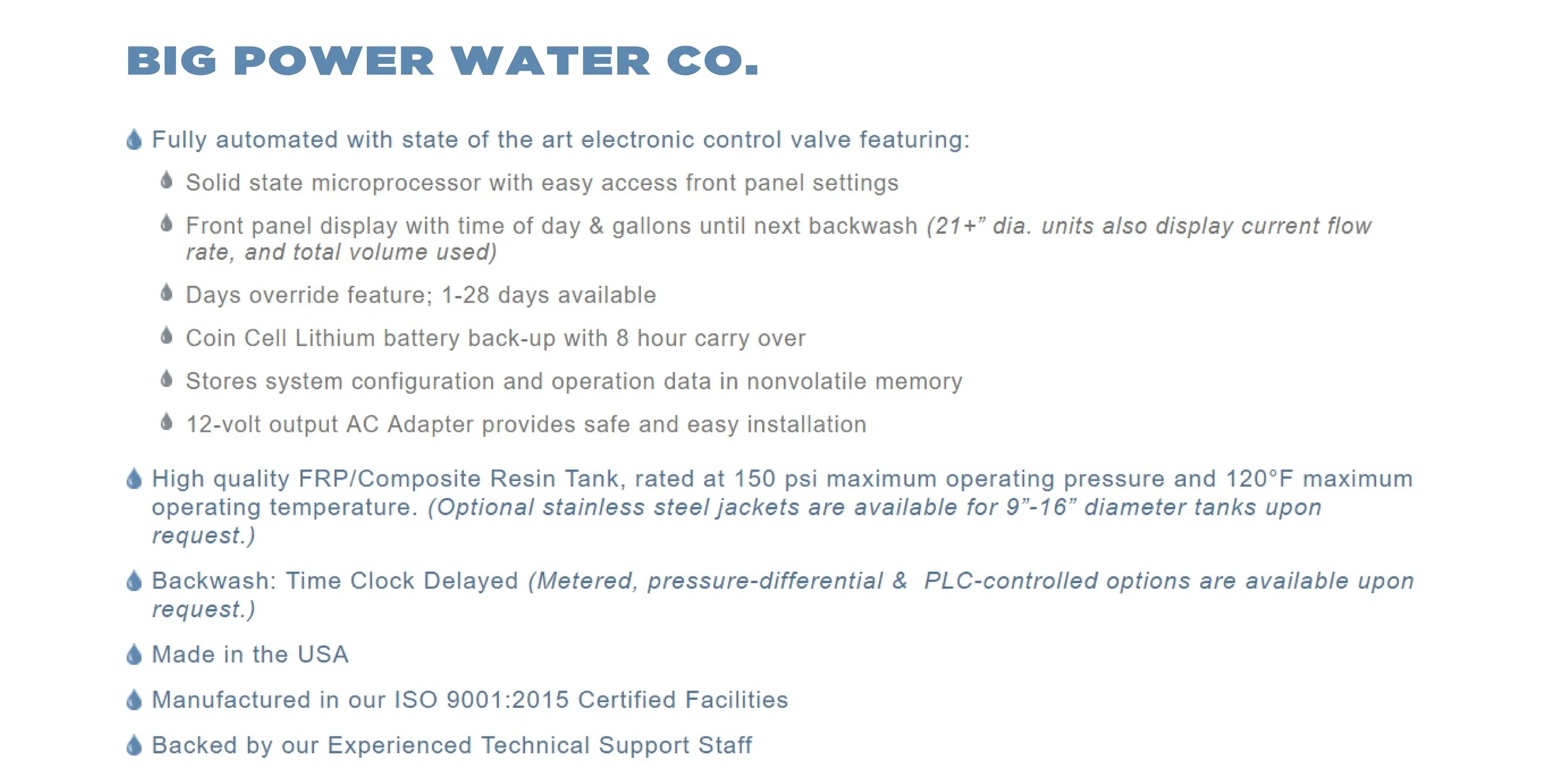 ph water system 