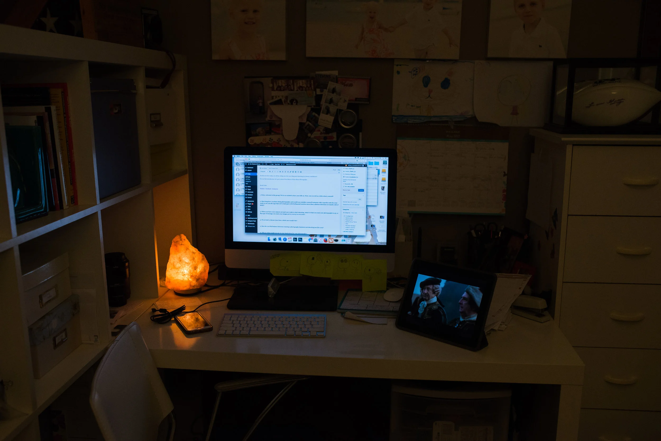 My messy desk
