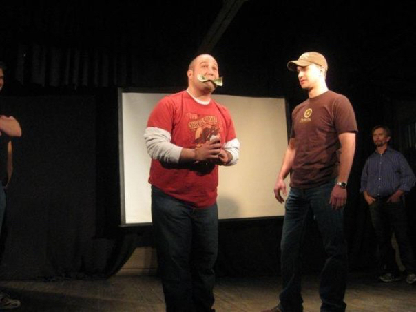 Improv in the back of a restaurant: A right of passage. 