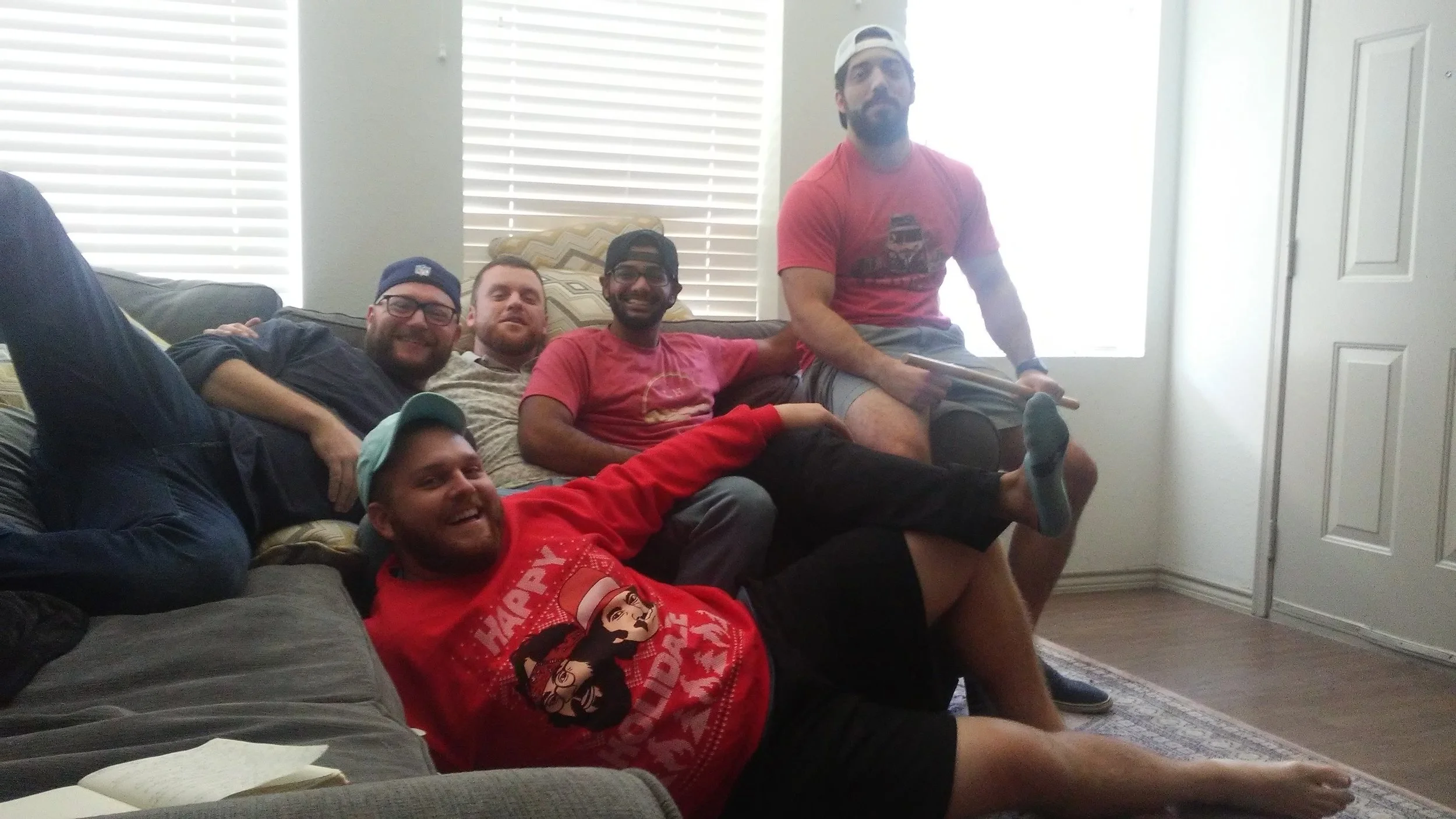 The Gentleman: Wes, Greg, Ahmed, Shahyan, and Jack)
