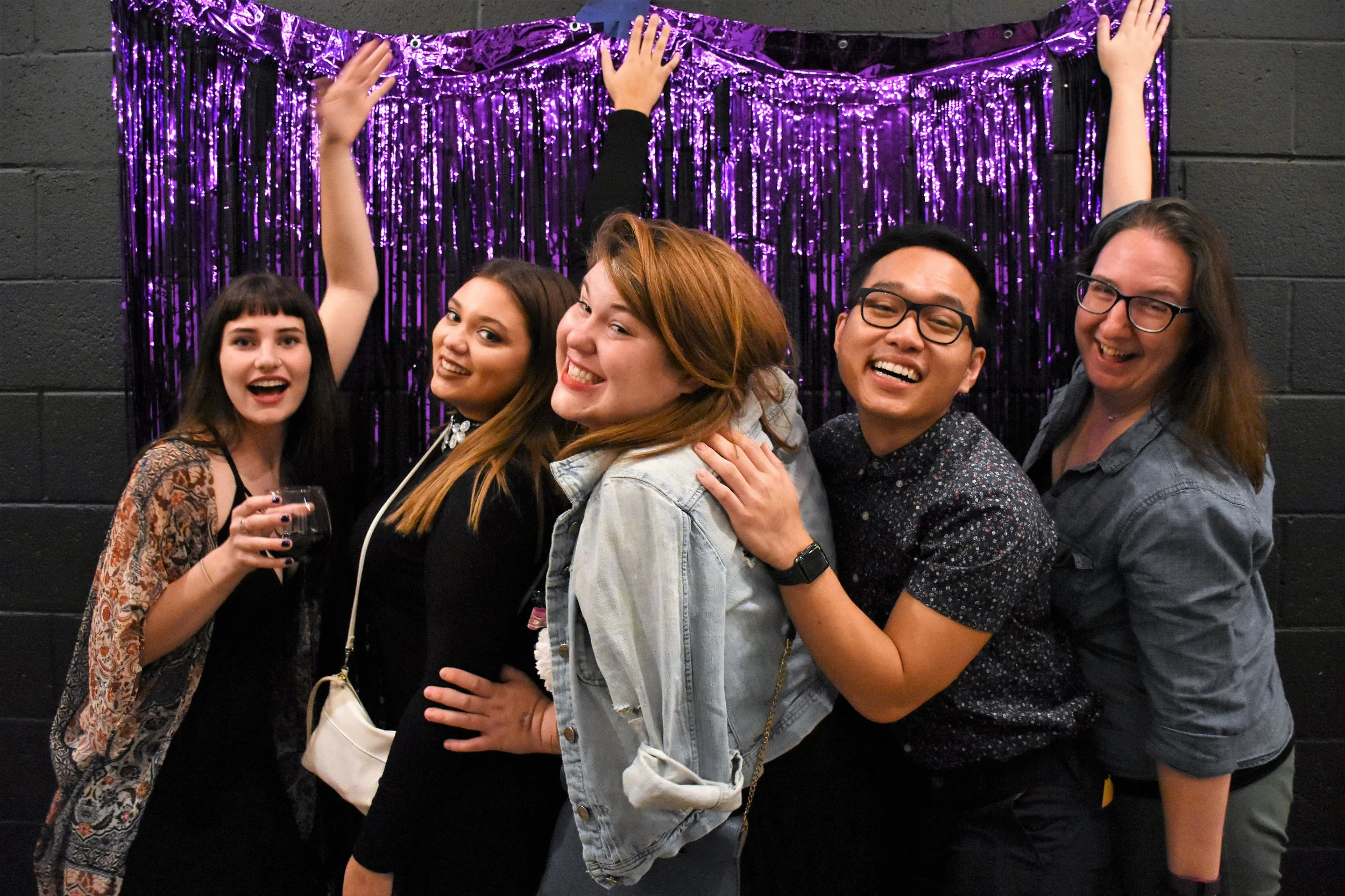 A group of pals at DCH Homecoming. Photo by Kaspars Skels