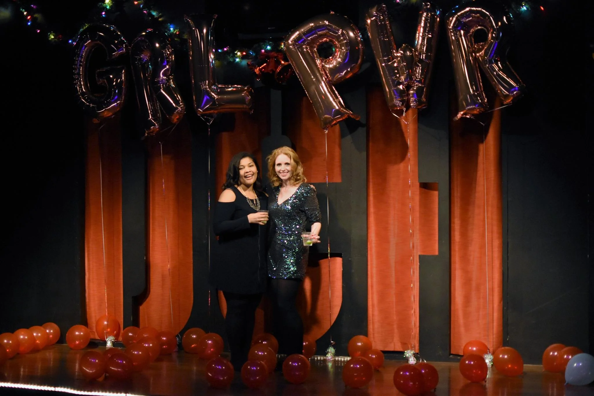 Jade and Katy at the one year anniversary celebration of Ladies Night.