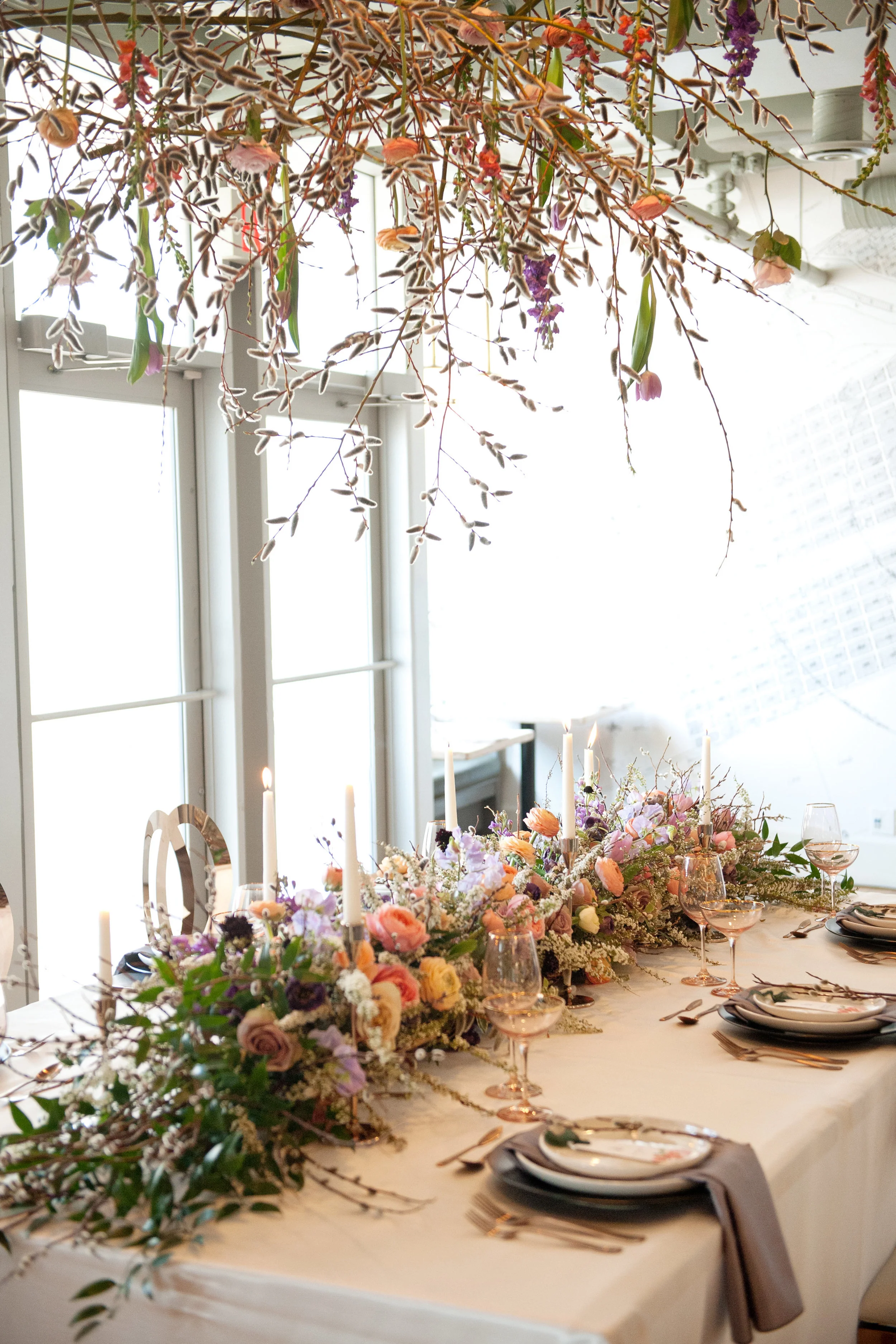 Spring floral installation with pussy willow, Flowers by Janie.jpg