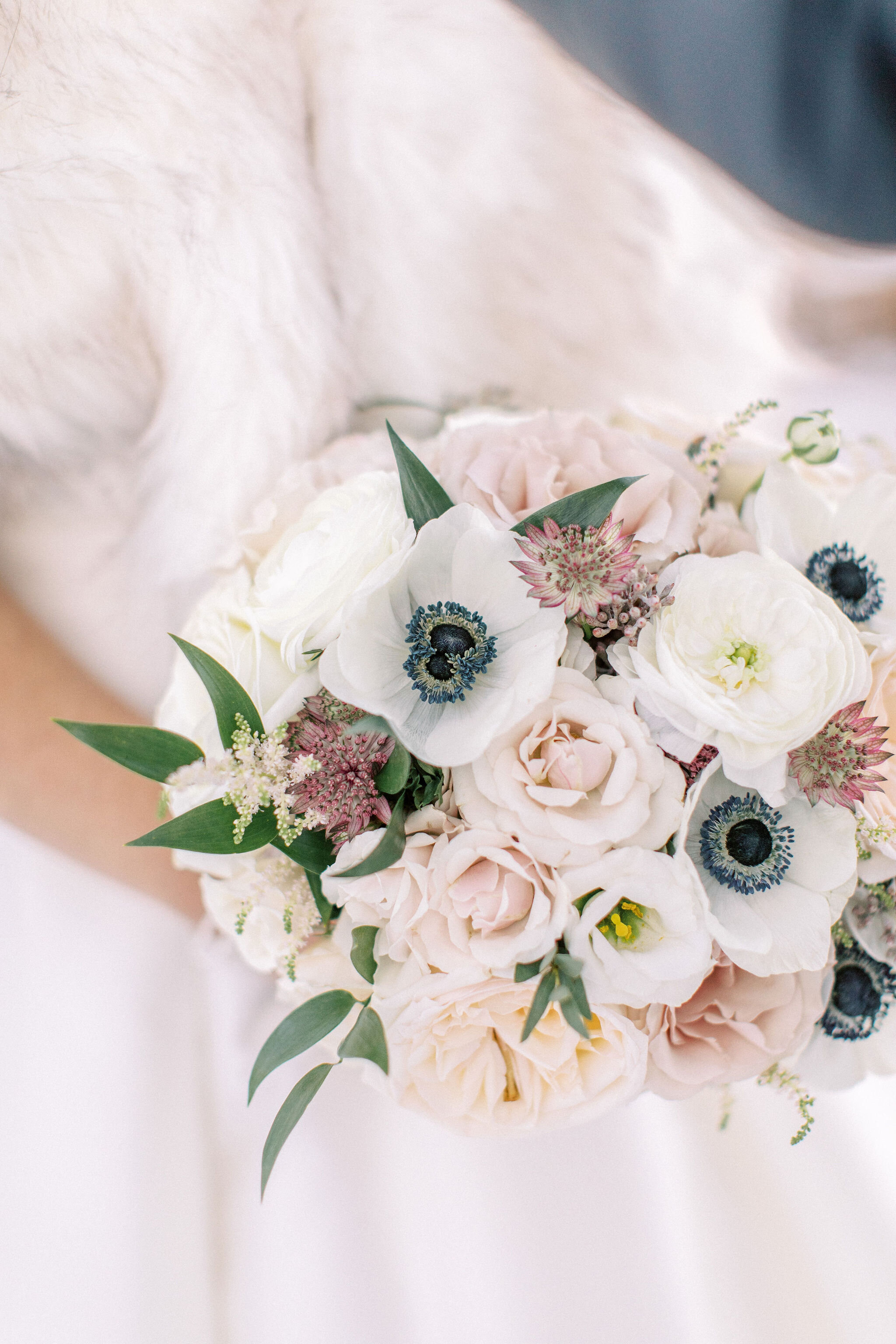 Marianna panda anemone bouquet, winter wedding Flowers by Janie.jpg