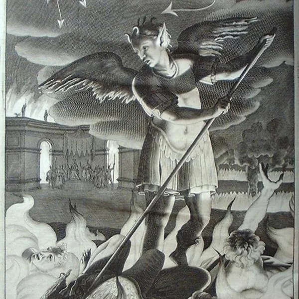 A demon prick acquaints his brood with the true meaning of 'forking over'. 