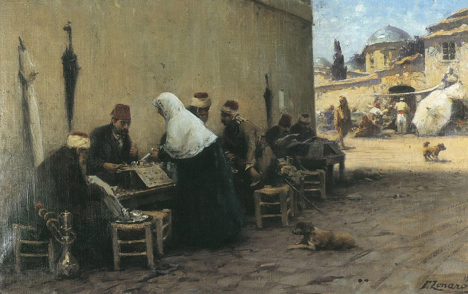 The sleepy feztivities of roadside scribes