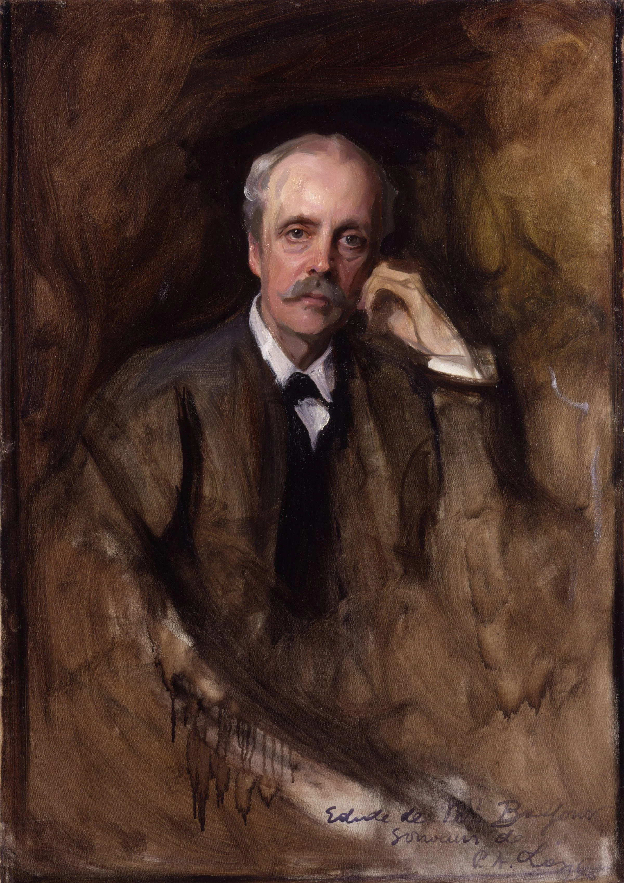 Arthur Balks-at-four seen here wondering whether to spend seven or eight of his plebiscite on the next portrait.