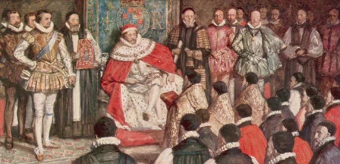 No monarch unplagued: the Puritans nip around James' ankles at Hampton Court