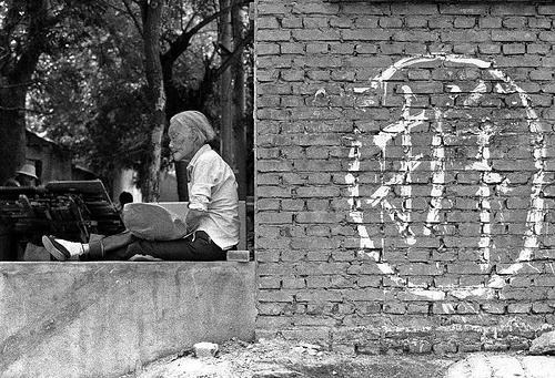 'Nice Chai' - a resident of old Peking faces down demolition. 