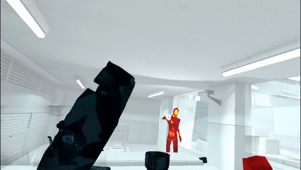 Gameplay in Superhot VR