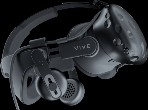 The Vive's Deluxe Audio Strap is comfortable, easily adjustable, and has quality headphones built-in.