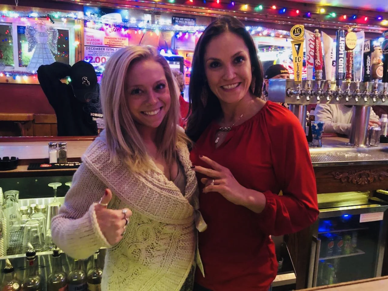 Stephanie (left) and Amanda (right) pose for the prediction. They fully supported The Prophet’s Pick this week. Will that help be enough?