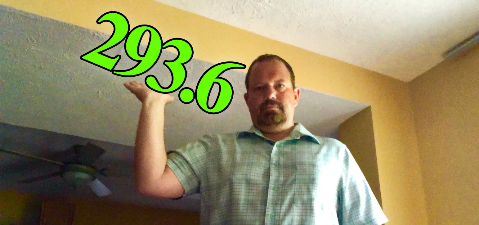 The weight is down… But I am still carrying 291. That’s a lot of weight. Can Intermittent Fasting help me get down to my goal weight of 220s?