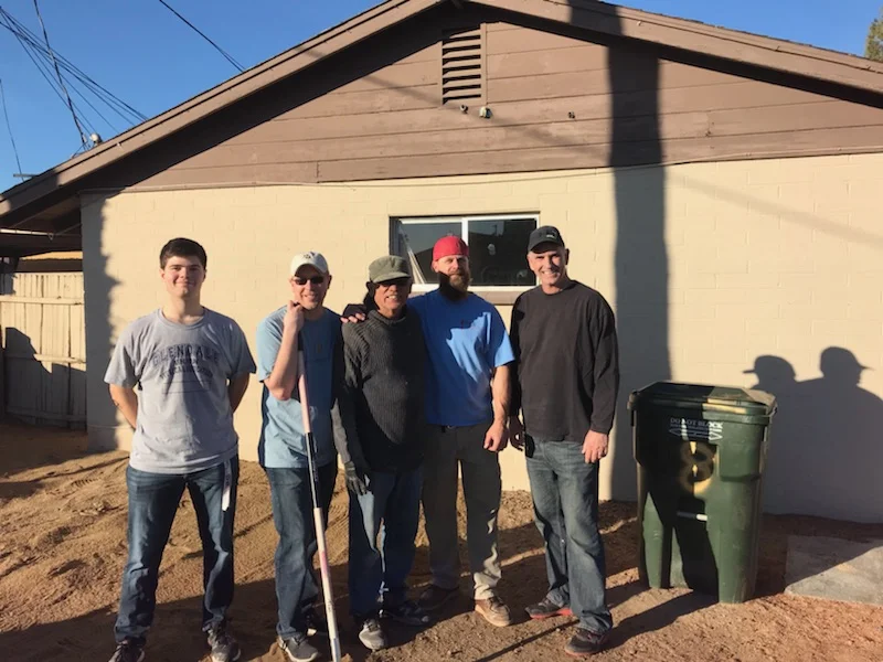 a few of the crew. L-R Nicholas, Brett, Marco, Bill, Tim