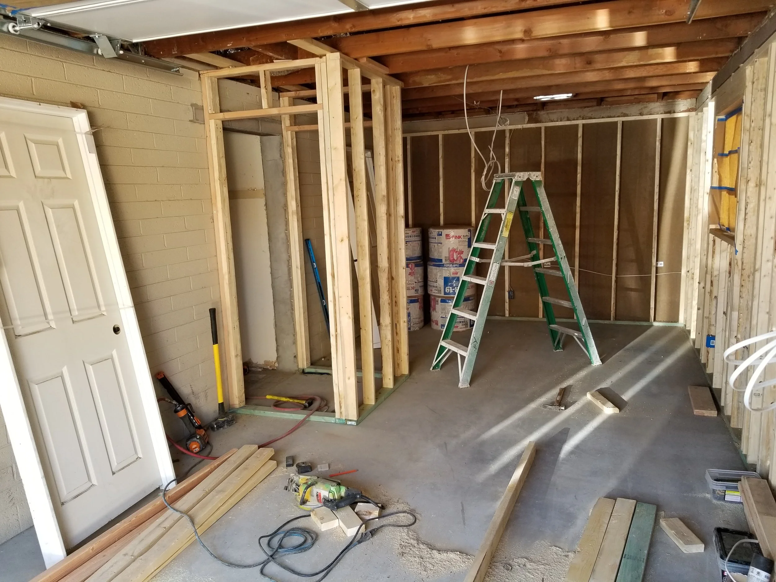 Framing begins