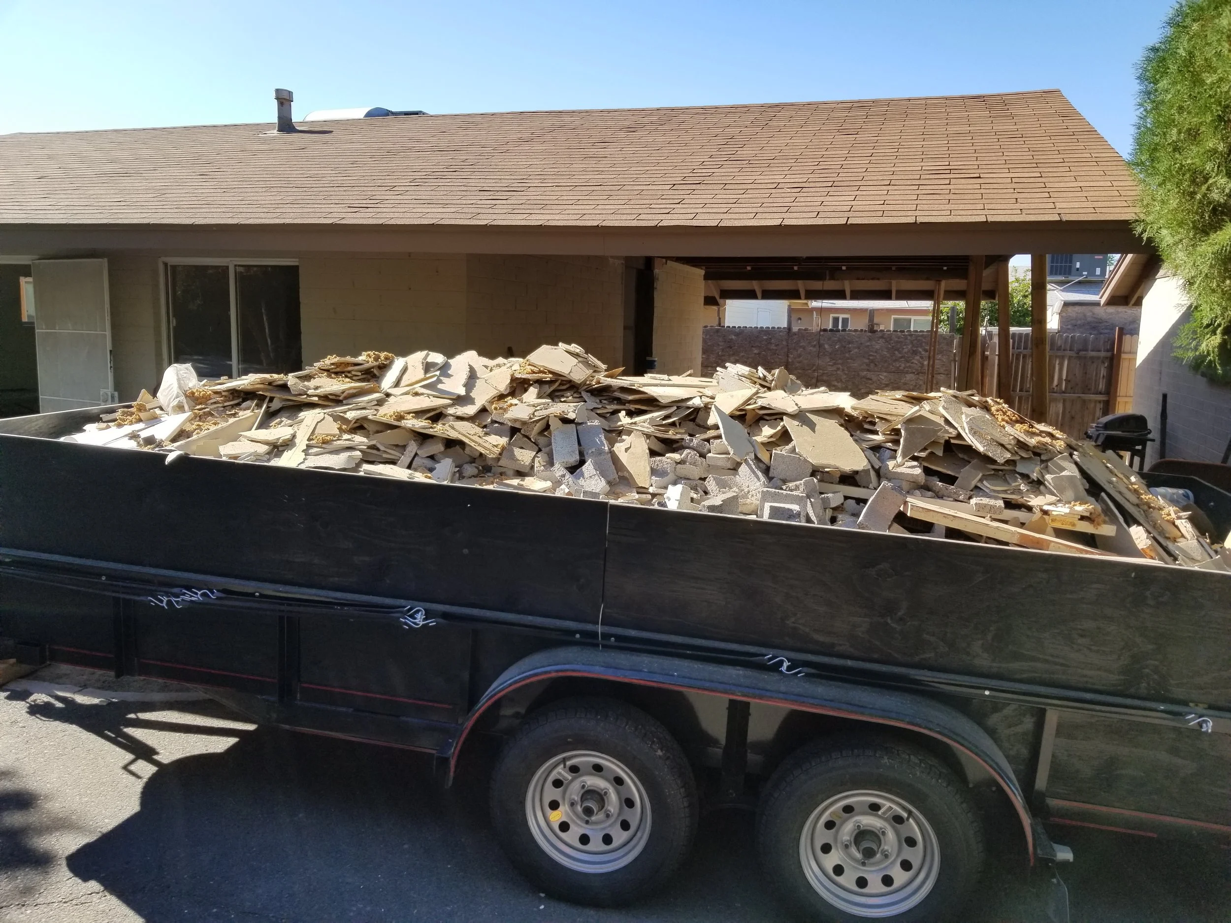 Off to the city dump.