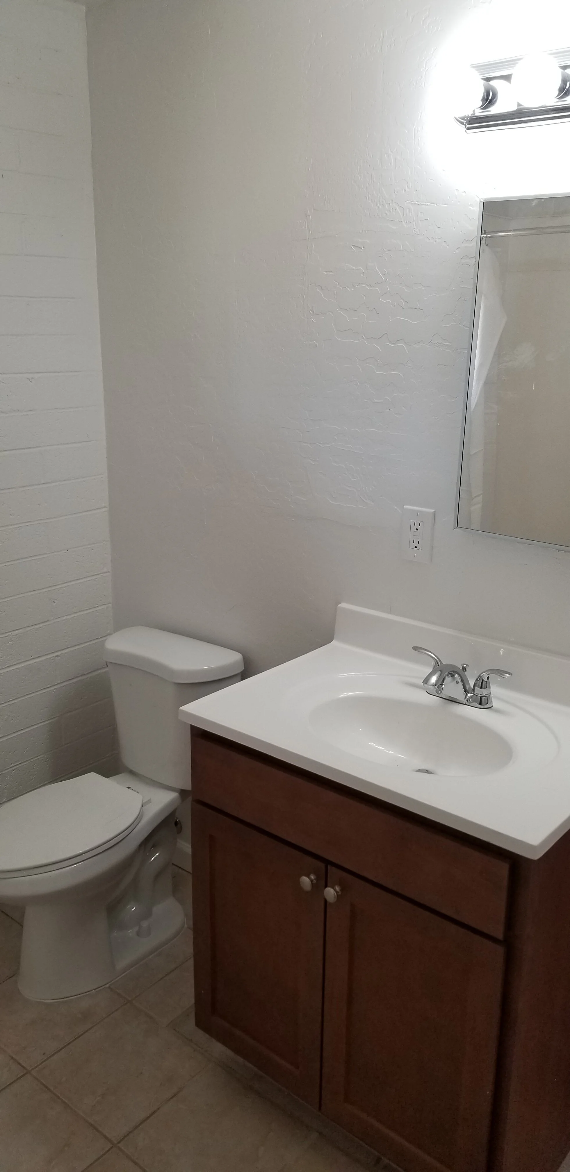 New Bathroom new vanity and toilet
