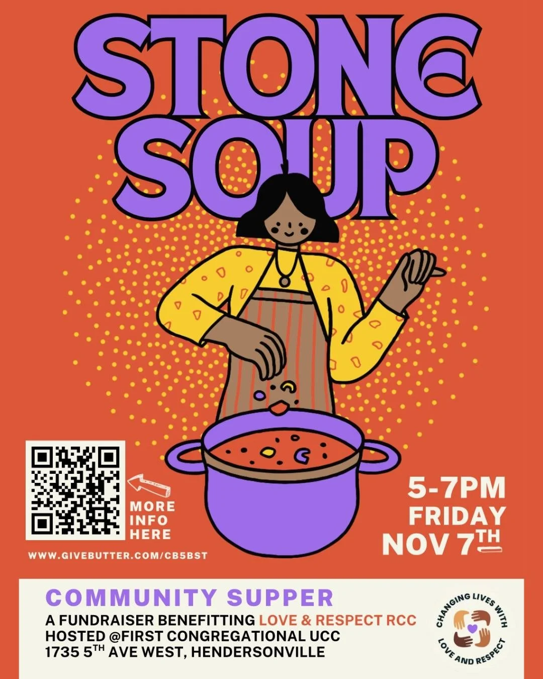 Something special is simmering this week!
We&rsquo;re proud to donate a bread basket to Love &amp; Respect Community for Recovery and Wellness&rsquo;s Stone Soup Community Supper, happening Friday, Nov. 7, 5&ndash;7 PM at First Congregational Church 