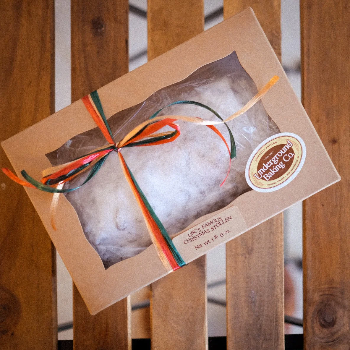 UBC&rsquo;s Famous Christmas Stollen is back &mdash; loaded with 7 dried fruits, soaked overnight in Jamaican rum, and perfect sliced thin and warmed with butter. Available daily until Christmas.
Preorder online at undergroundbaking.com to guarantee 