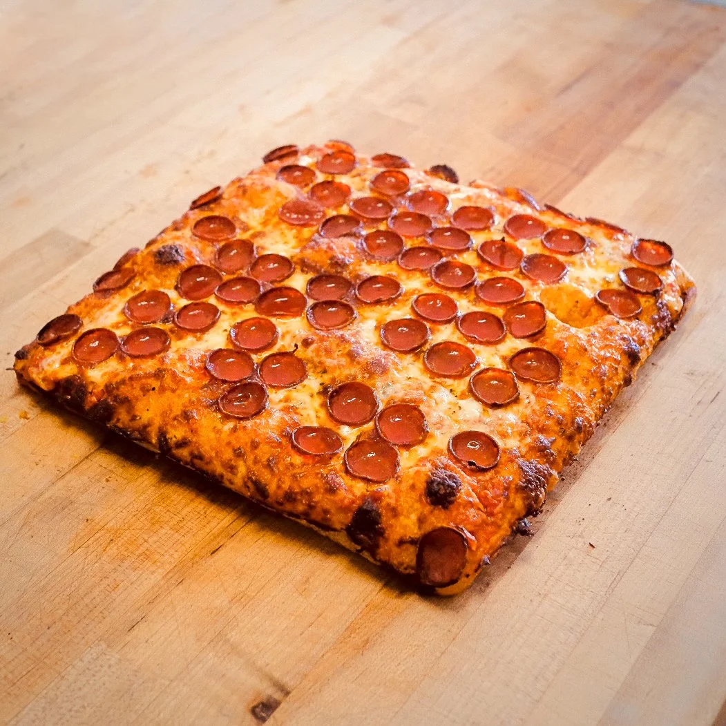 Our focaccia pizzas areready for your weekend plans. These beauties are baked on our signature olive oil&ndash;rich dough and come loaded with flavor.

This week&rsquo;s lineup includes:
&ndash; Classic
&ndash; Pepperoni
&ndash; The Walter (sweet oni