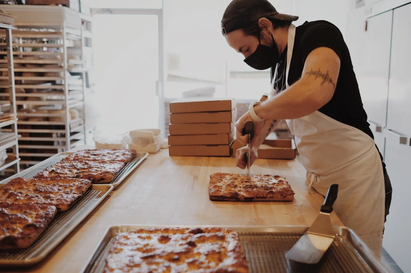 A little heads up for your future self.
Pizza orders go live around 2pm and it&rsquo;s the easiest way to plan Friday dinner early in the week. Our focaccia pizzas are baked fresh, simple, and really good.
Reheat tip: 400&deg; oven for about 5 minute