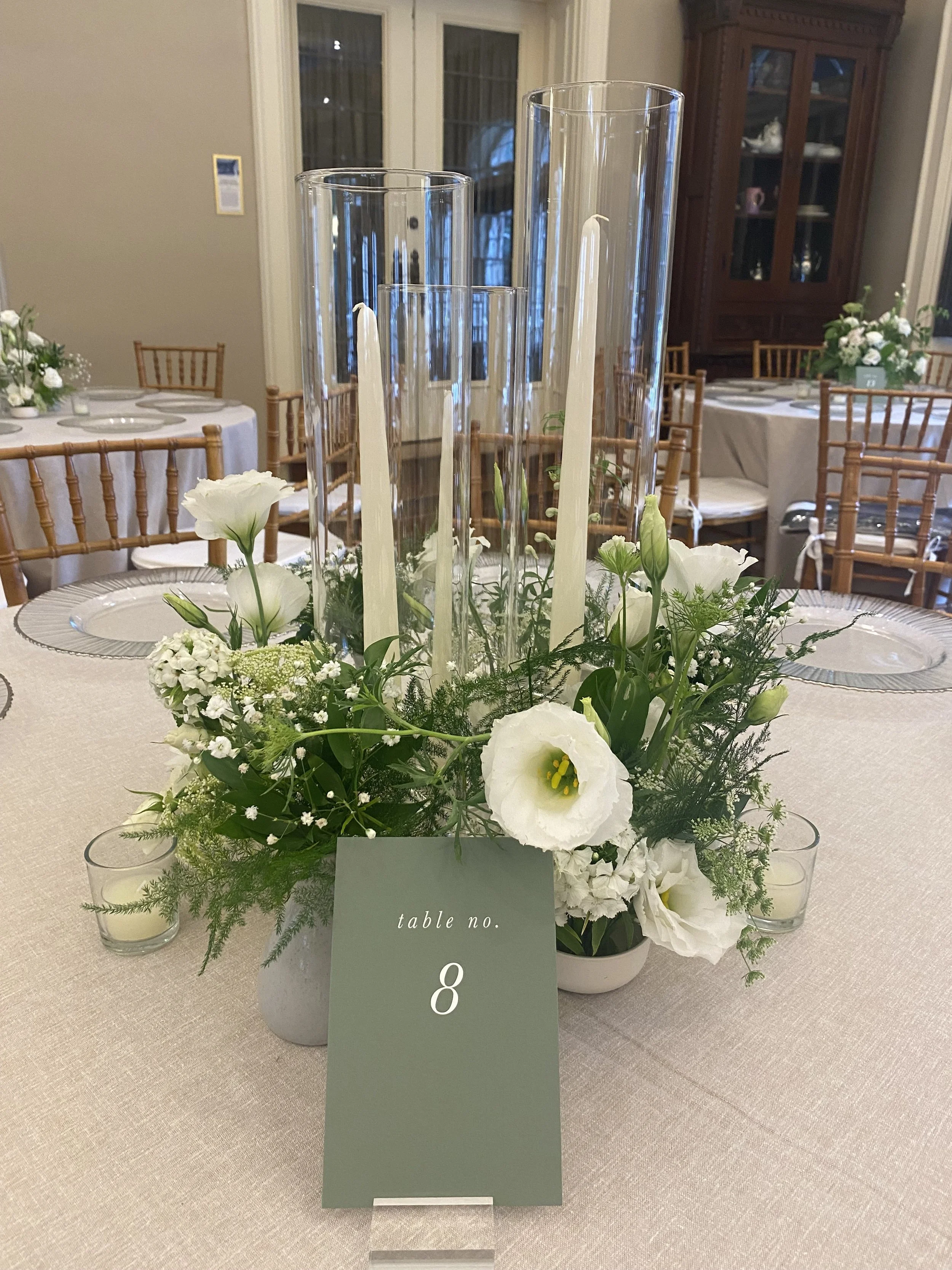 Candle Centerpiece at Laurel Hall.jpeg