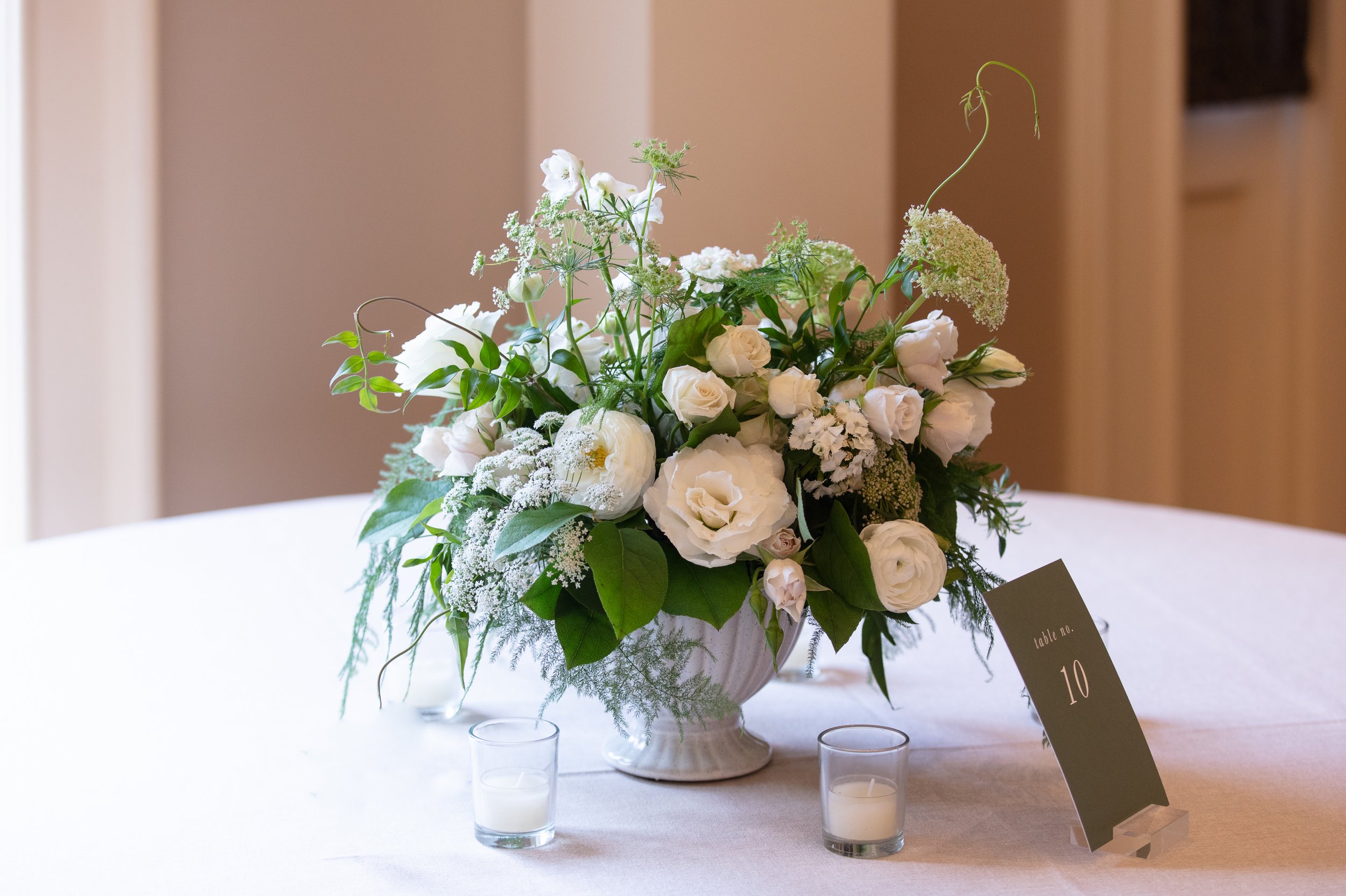 Flower Centerpiece at Laurel Hall.JPG