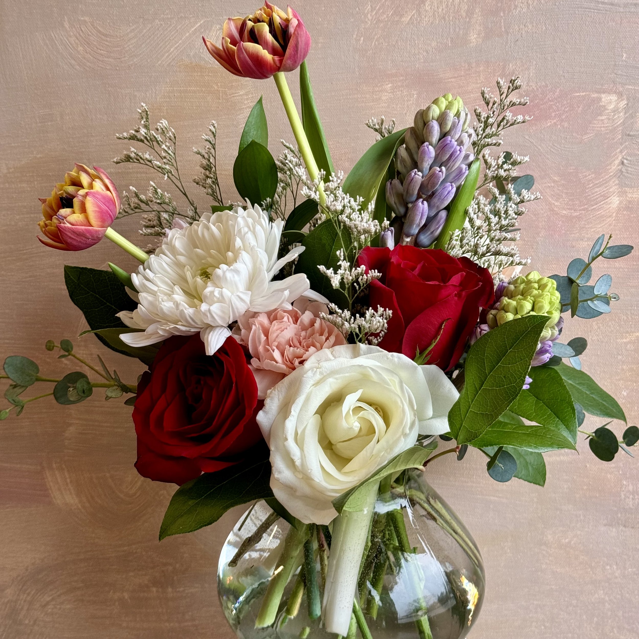 Valentine Flower Arrangement made by Indianapolis florist